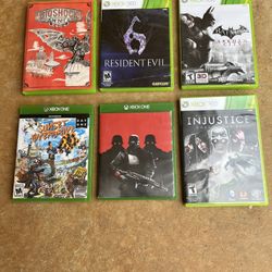 6 Xbox One And Xbox 360 Games 
