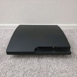Tested PS3 Playstation 3 Slim Black Console Only CECH-3001A