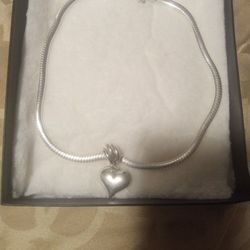 Beautifully Crafted Italian Sterling Silver With Charm