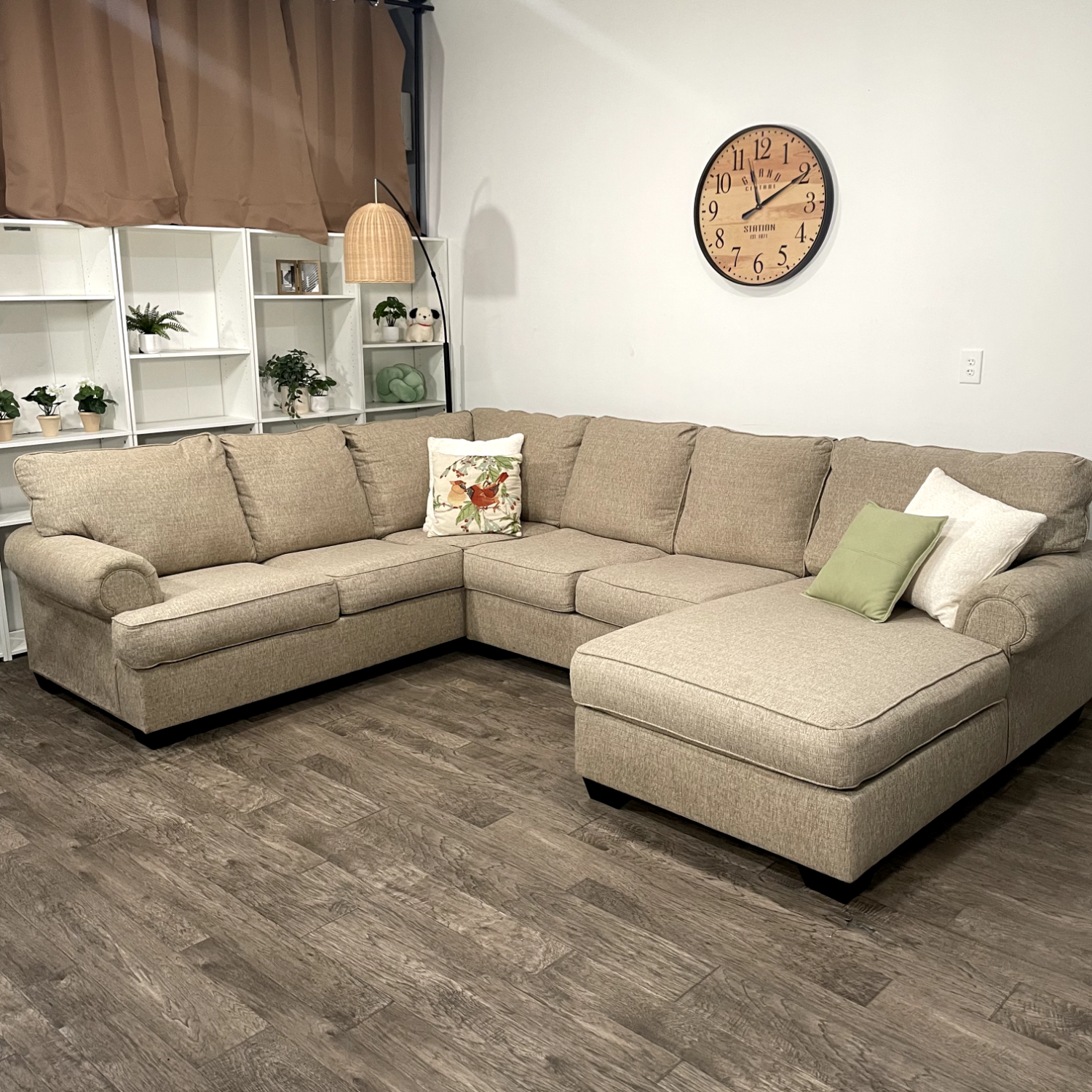 Beige Sectional Couch! Delivery Available!