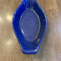 Chantal Cobalt Blue Casserole 2 Cup Baking Dish