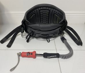 Mystic Stealth Hardshell Kiteboarding Waist Harness XS w/Spreader Bar Surf Gen 3