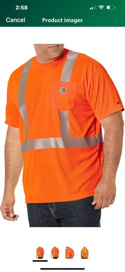 Carhartt Men's Force High-Visibility Short-Sleeve Class 2 T-Shirt