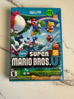 Nintendo Wii U video game case for New Super Mario Bros