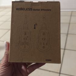 Wireless guitar effectors
