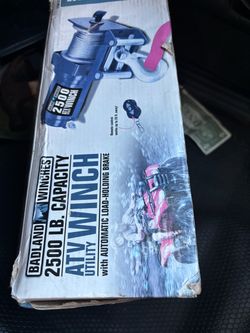 New 2500lb winch