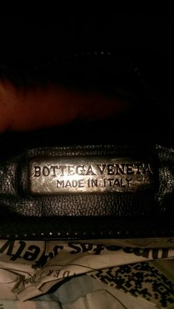 Authentic Bottega veneta blk bag leather handmade