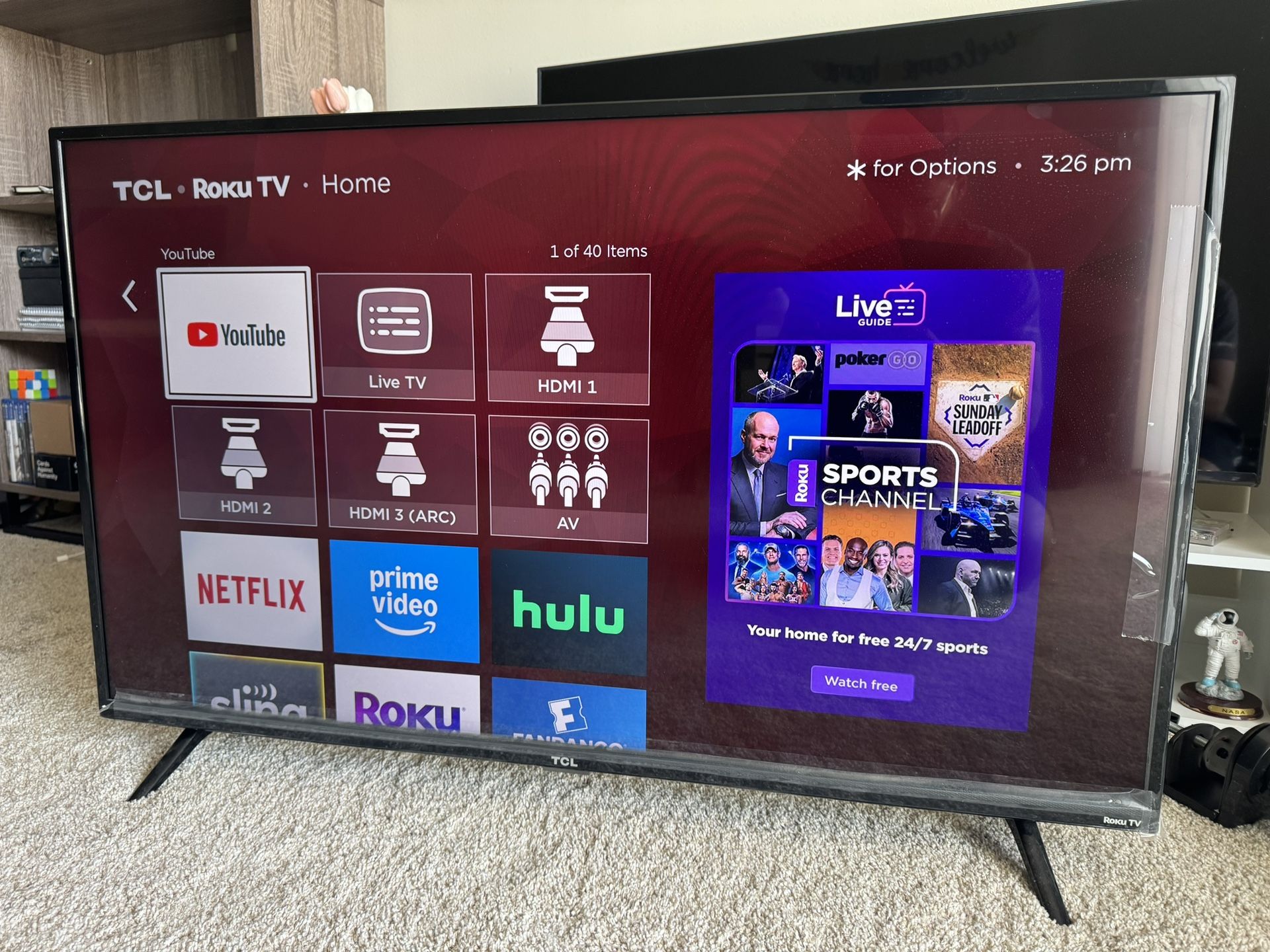 43” TCL TV