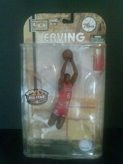 Julius Erving Dr. J Philadelphia 76ers McFarlane action figure NBA basketball