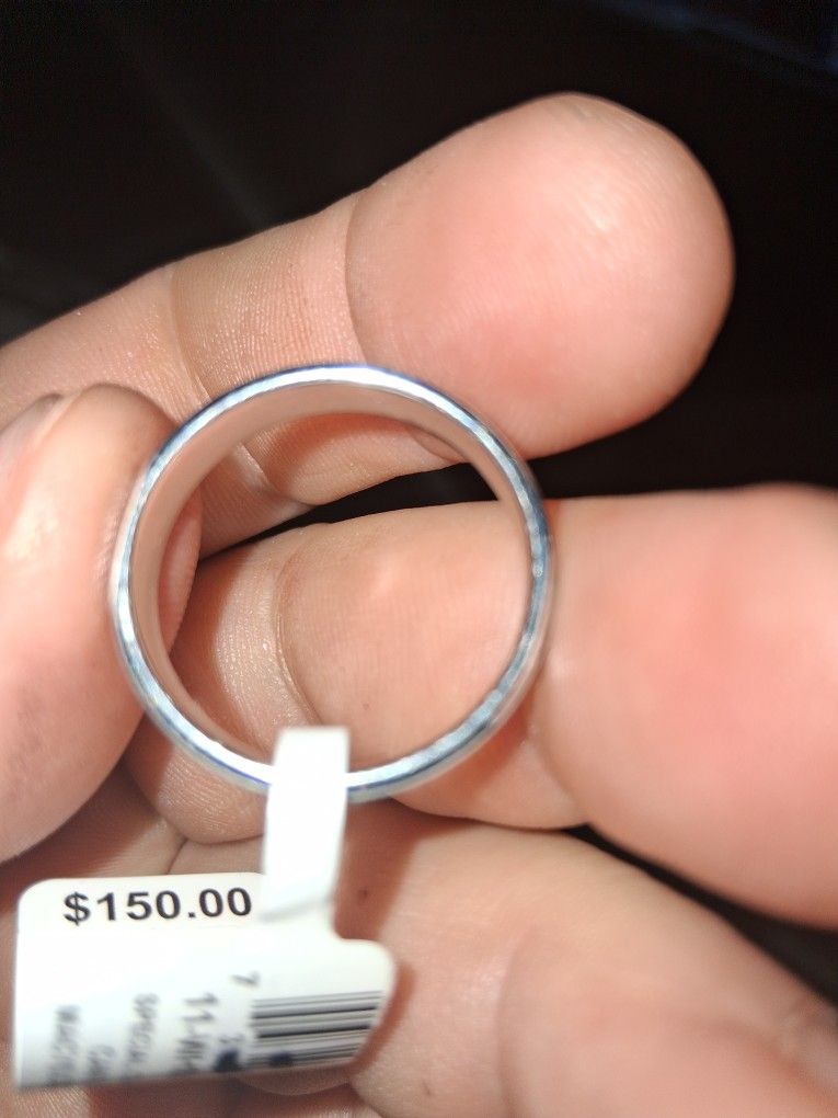 Silver Band Size 11 Brand New