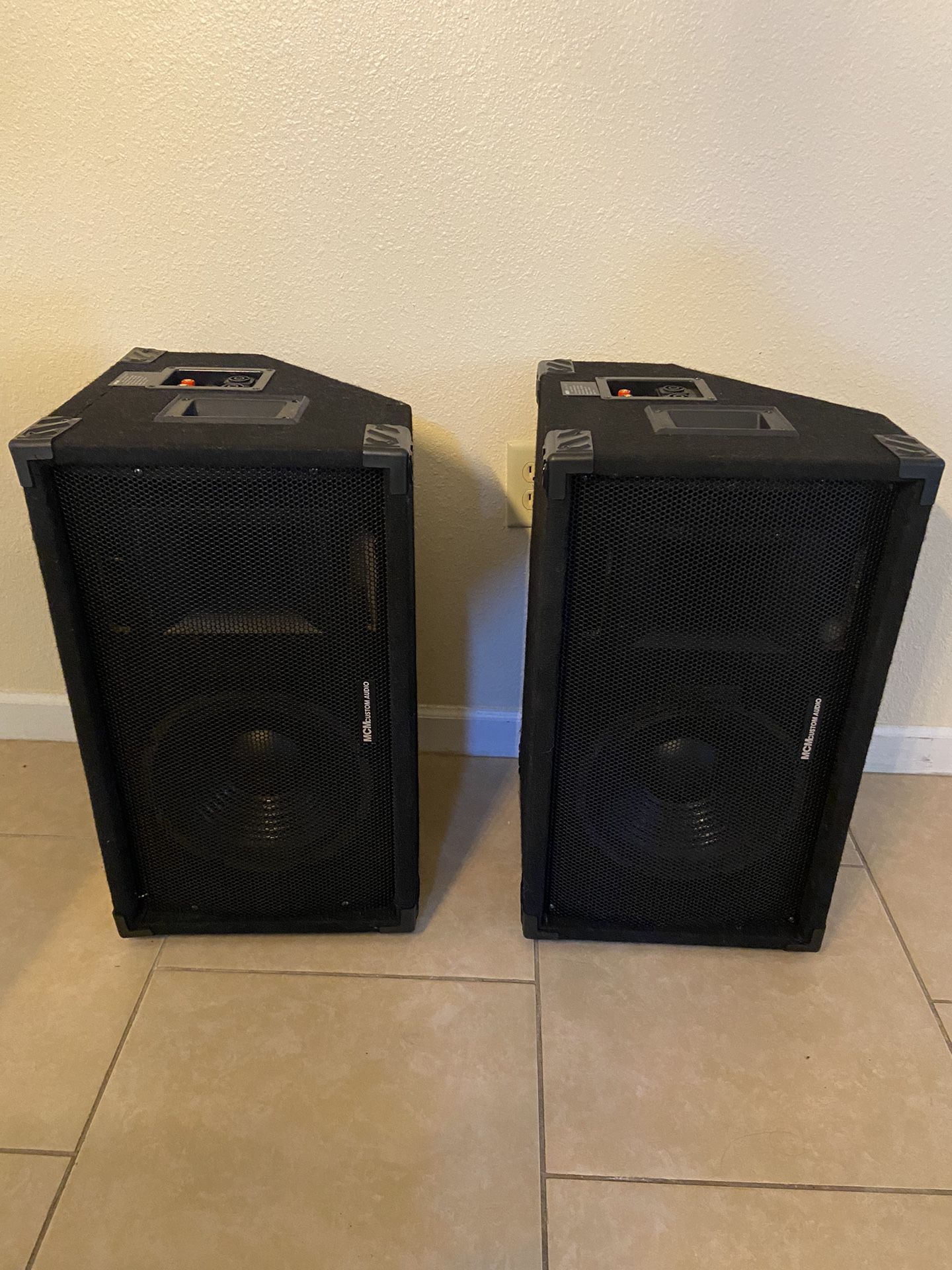 10” MCM Passive Speakers “Practically New” Both $100