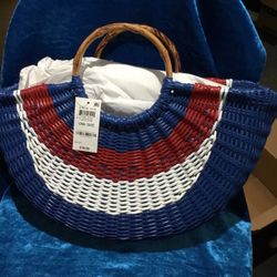 New International  Concepts  Double Handle  Tote Bag