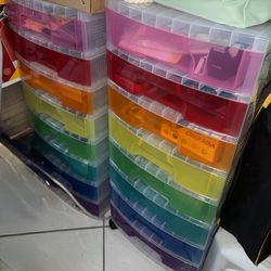 Eight Drawers Plastic Tower Storage