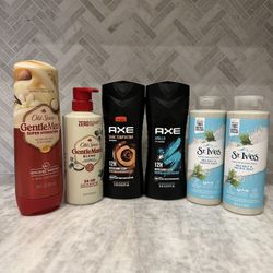 Old Spice, Axe & St Ives body Wash - bundle #27