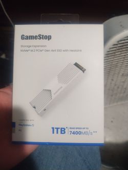 PS5 GameStop ssd drive 1tb storage expansion with heatsink