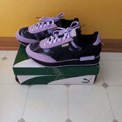 Women's Puma Future Rider DD Grp Shoes, Size 8, Lavender