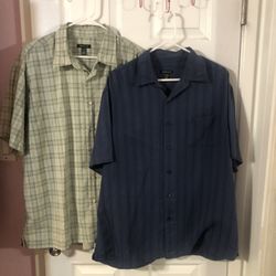 Mens Size Extra Large Short Sleeve Button Down Front Shirt. Preowned Good Condition . Smoke free home 
