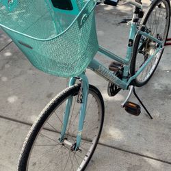 Specialized Hybrid Teal Step Over With Basket Bike Ready To Ride