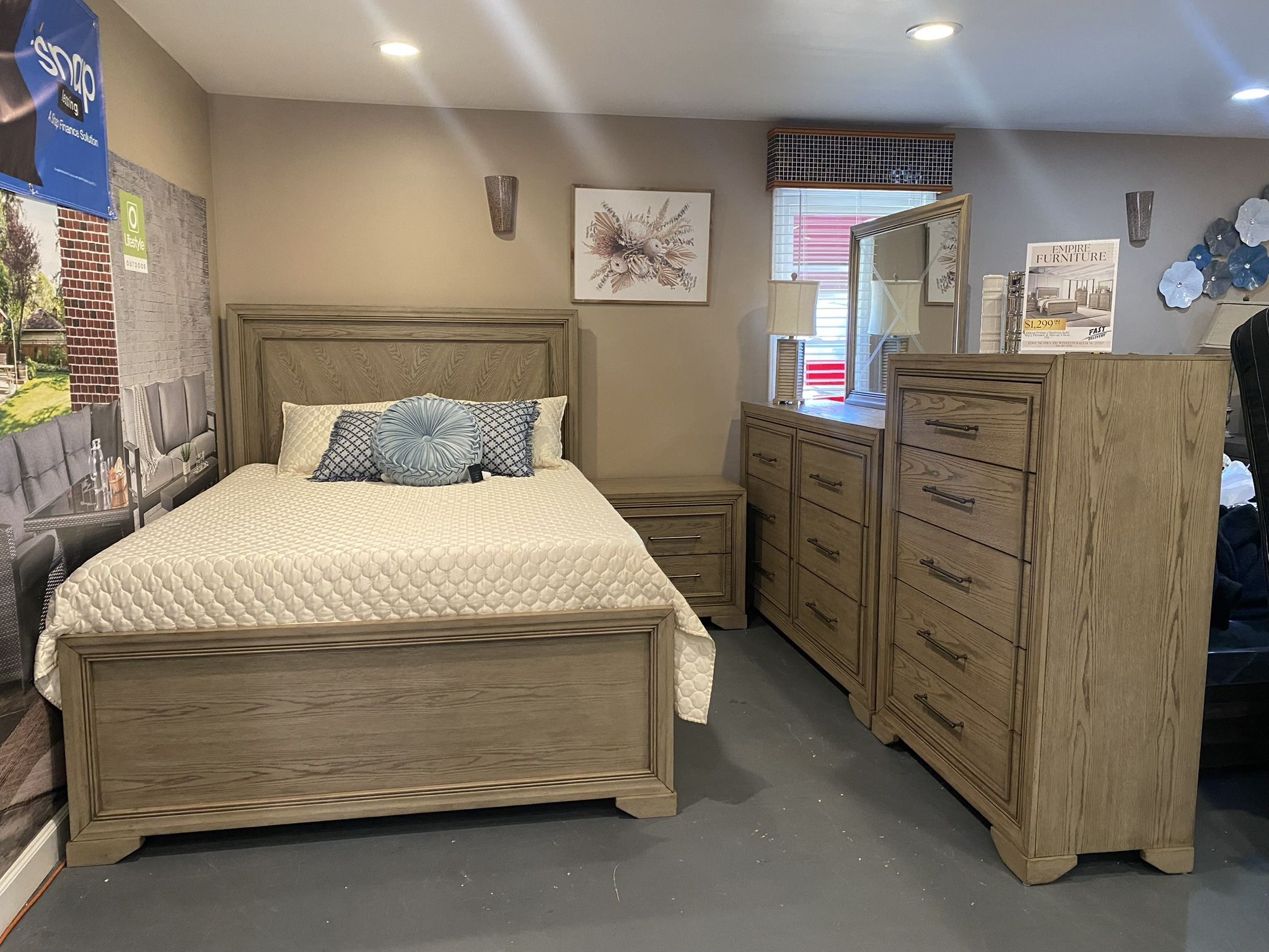 New 5pc Queen Bedroom Set