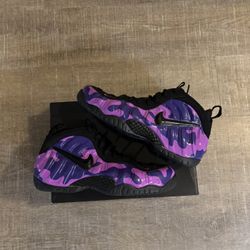 Nike Foamposite Purple Camo