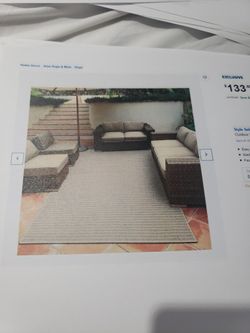 natural outdoor coastal area rug 