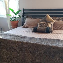 Bed Frame And Nightstand