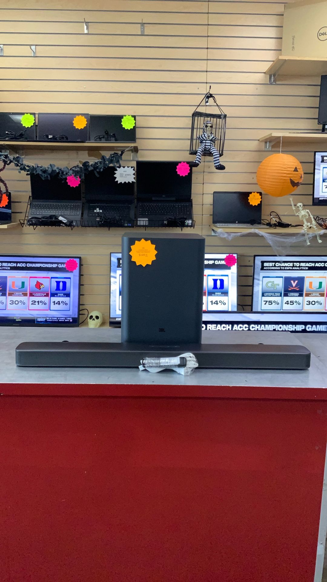 10033 JBL Soundbar And Subwoofer 61533