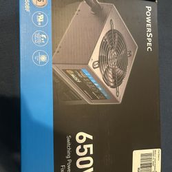 PowerSpec 650W 80+ Bronze Power Supply