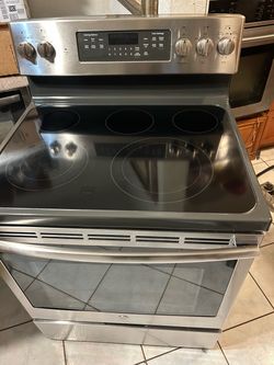 Ge: electric stove range 30”