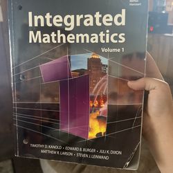 Integrated Mathematics Volume 1