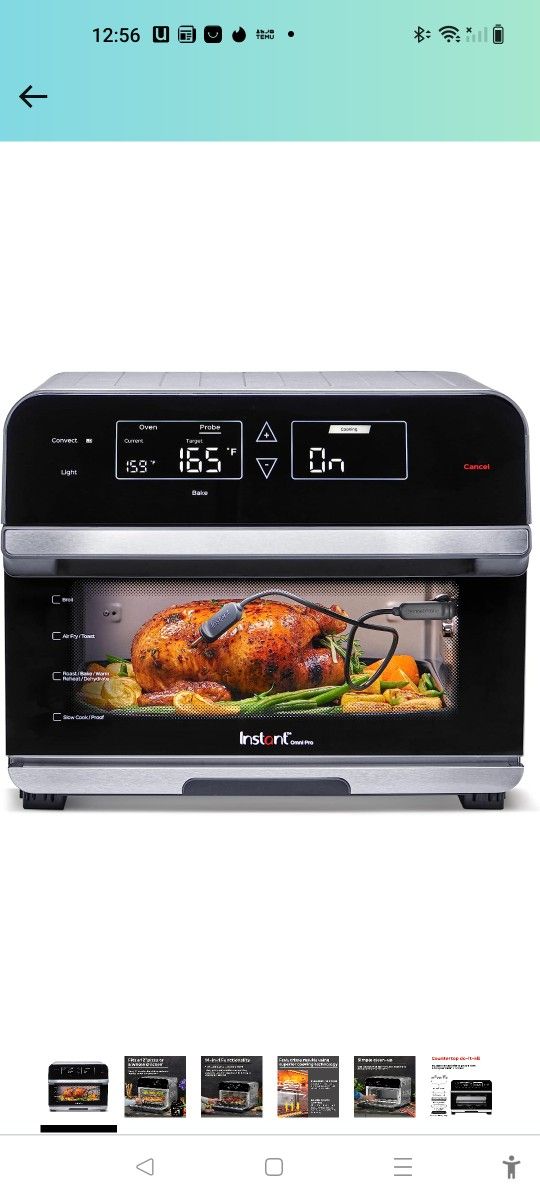 Instant Omni Pro 19 QT/18L Air Fryer Toaster Oven Combo, From the