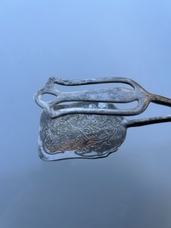 Silver Pastry Tongs 