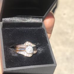 Custom Engagement / wedding puzzle ring.