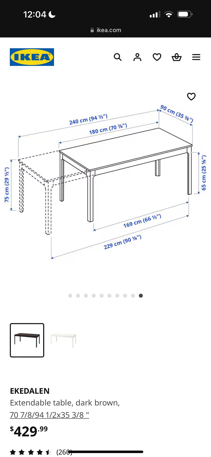 Ikea Dinner Table 