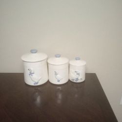 3 Piece Duck Canister