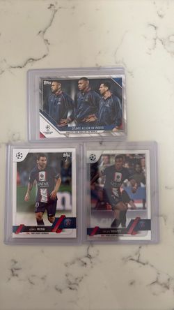 Topps UEFA Champions League PSG Card Lot