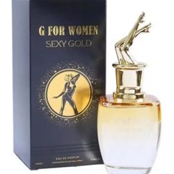 G FOR WOMEN SEXY GOLD designer 3.4 oz perfume spray Long Lasting