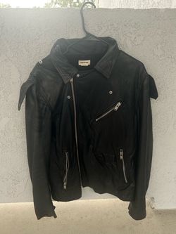 Zadig & Voltaire Black Leather Moto Jacket