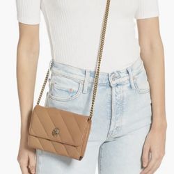 Kurt Geiger London Soho Drench Leather Wallet on a Chain NWOT