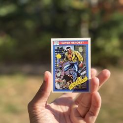 💪 1990 Marvel Super Heroes Card #12 Power Man