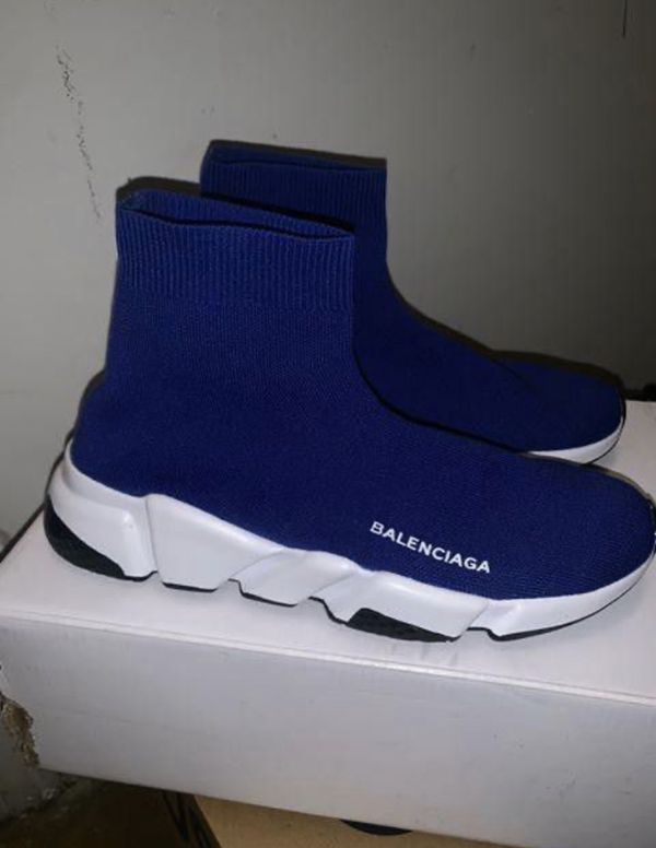Blue balenciaga’s sock shoes BRAND NEW !! Size 11 for Sale in Atlanta ...