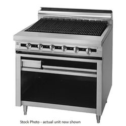 Jade JTRH-48B Gas Charbroiler With Cabinet Base