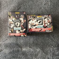 2024 Panini Donruss Optic Football Trading Cards Blaster Box NFL Purple Shock