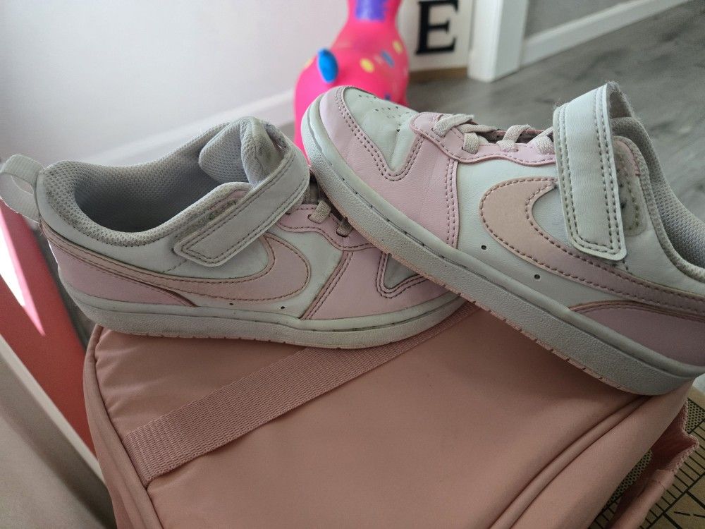 Nike-pink Low Dunks Size 12 Kids