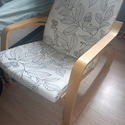 IKEA PÖANG Rocking Chair White