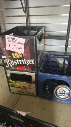German beer crates