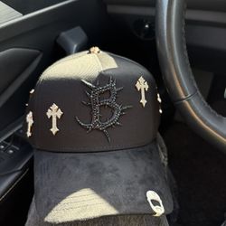 Barba Hats B Cross 24K Gold Rose