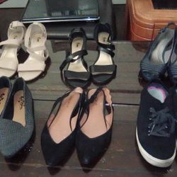 Shoe Lot 6 Pairs Good Condition Sz 6 6.5 7