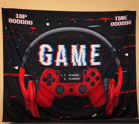 Game Tapestry Wall Hanging Aesthetic For Bedroom 82"L x 59"W