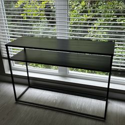 Black Metal Tv Console